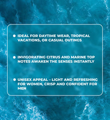 Alize Blue – Refreshing Marine Citrus Perfume